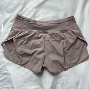 lulu lemon shorts, size 2, in good condition with a couple of small stains